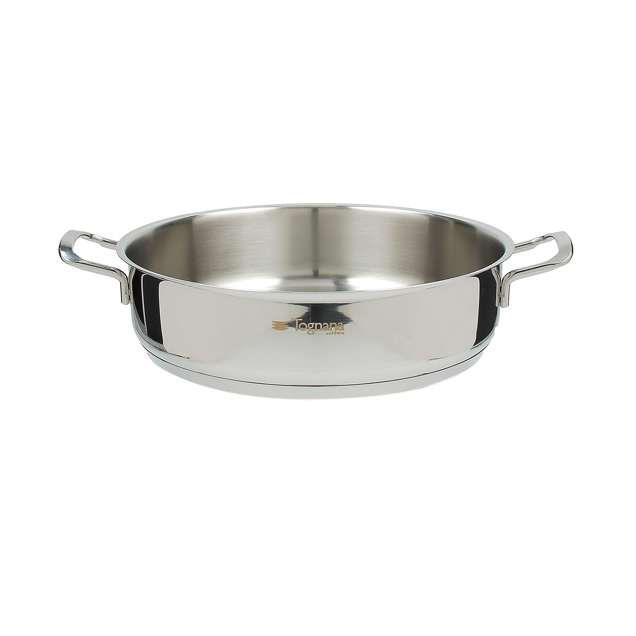 Tognana Vanitosa 28 cm Saucepan with 2 Handles, Stainless Steel, Silver
