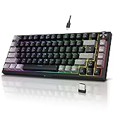 KOORUI 75% Wireless RGB Gaming Keyboard,3 Mode
