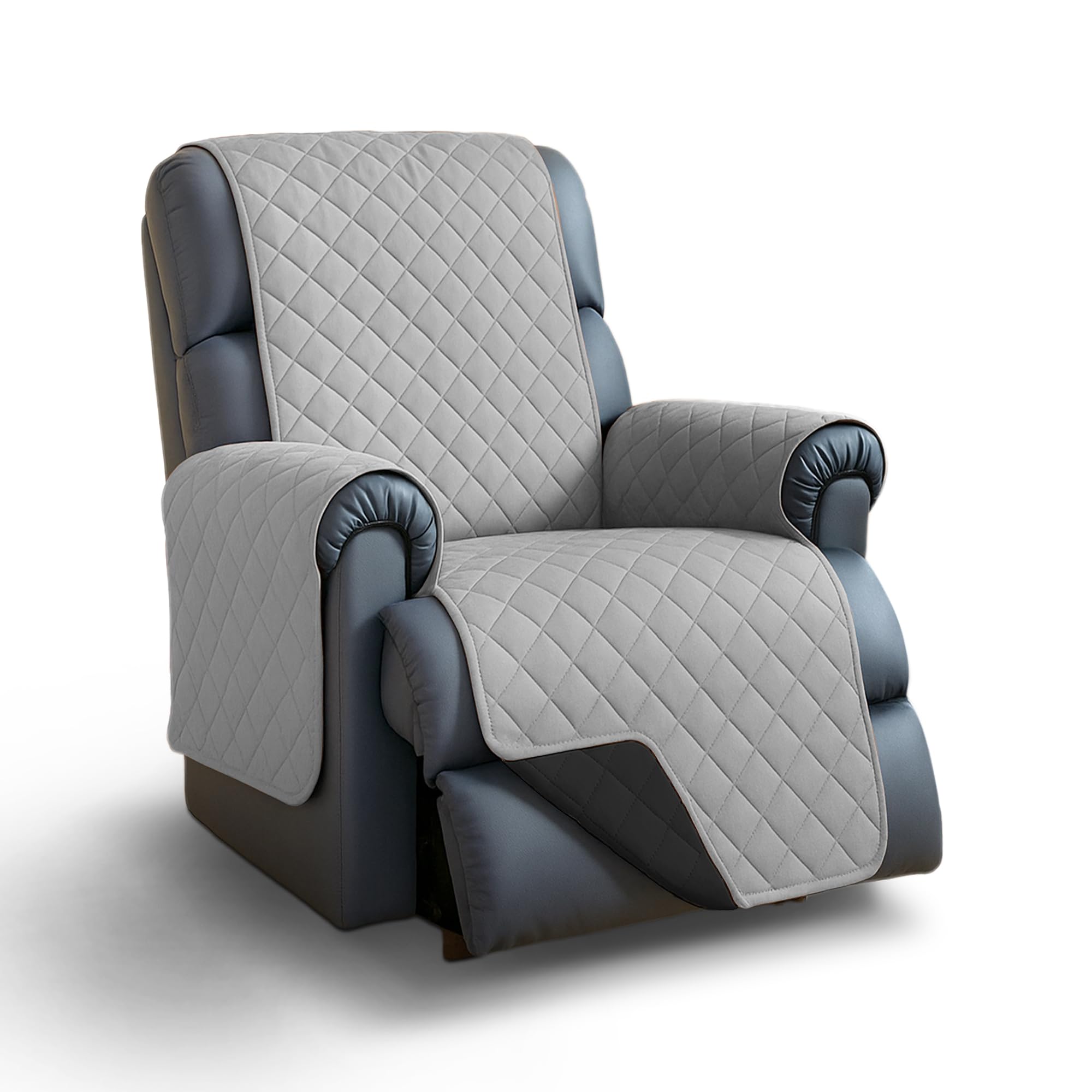 Easylife Reversible Recliner Protector, Waterproof Chair Cover, Armchair Cover, Armchair Protector, Furniture Protector, Machine Washable - Fully Guaranteed