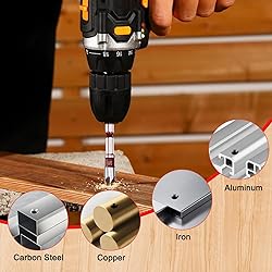 5Pcs Premium Countersink Drill Bit Set, 82 Degree 5