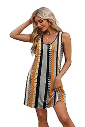 WEESO Summer Dresses for Women 2025 Loose V Neck