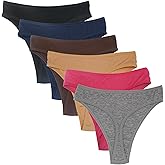 Yuamose High Waist Postpartum Underwear & C-Section Recovery Maternity Panties Cotton Thongs For Women 6 Pack