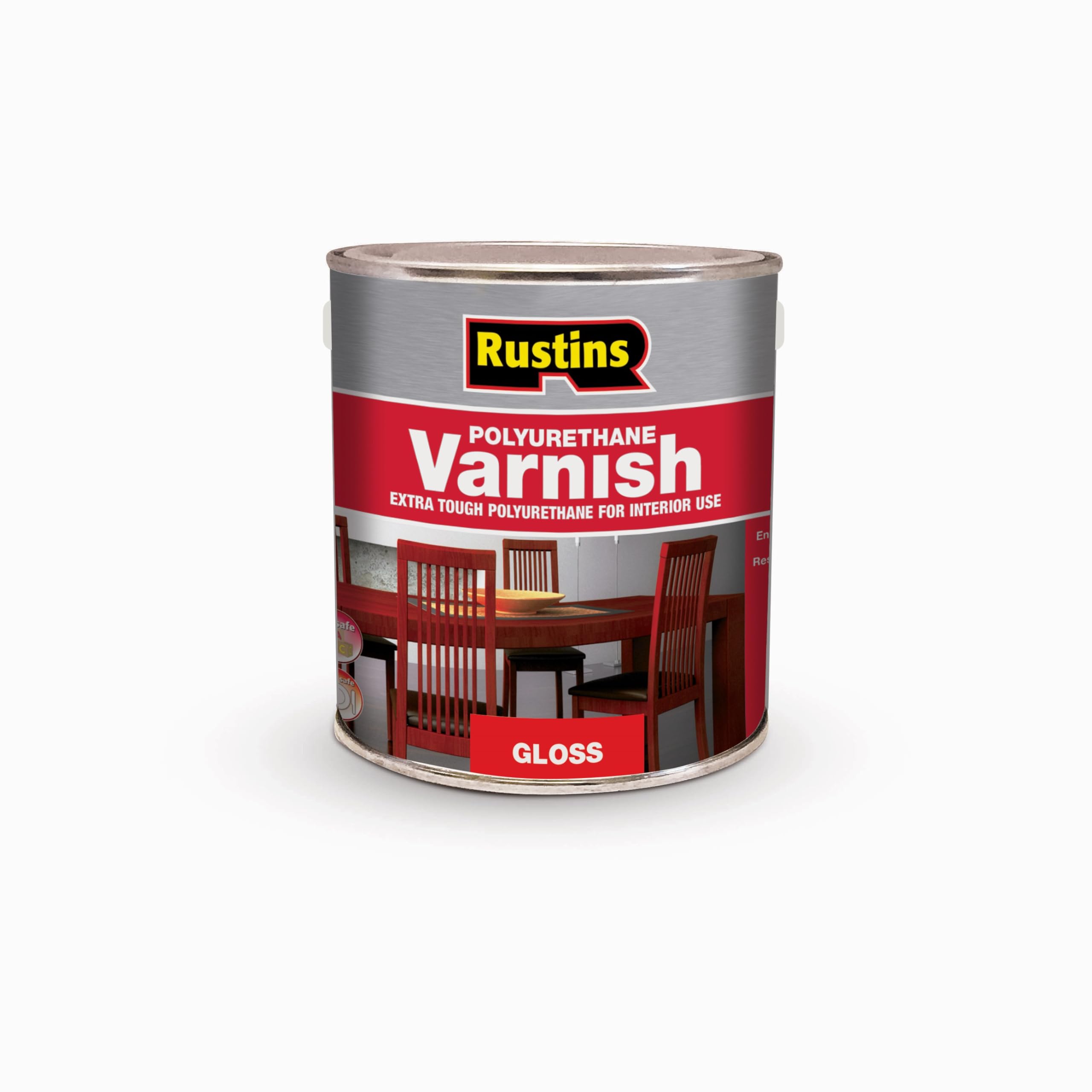 RUSTINS POGC2500 Poly Gloss - Clear, Varish Satin, 2.5 L