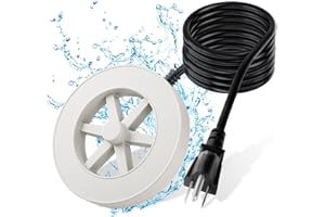 BIGMETA Bird Bath Heater for Outdoors in Winter, Bird Bath De-icer with Thermostatically Controlled, 70W Heavy Duty Cast Aluminum Birdbath Water Heater for Patio Yard Garden Lawn