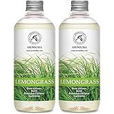 Lemongrass Diffuser Refill 34 Fl Oz (2x17 Fl Oz) - Fresh & Long Lasting Fragrance - Refill with Natural Essential Lemongrass