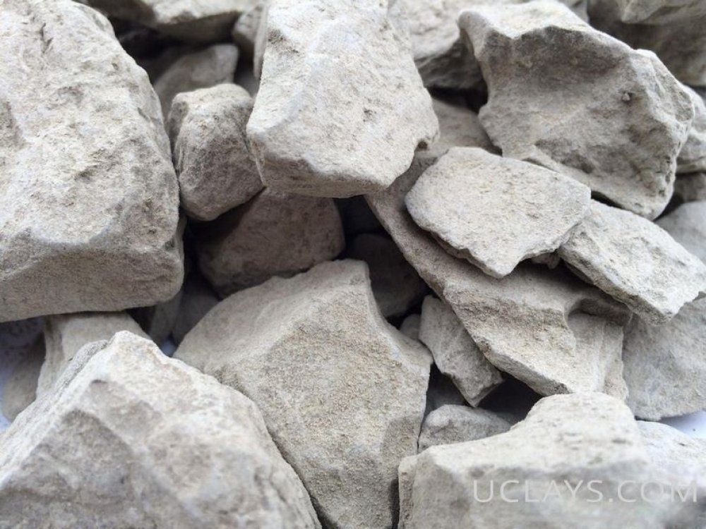 UCLAYS BLUE clay chunks natural for eating (food), 450 g