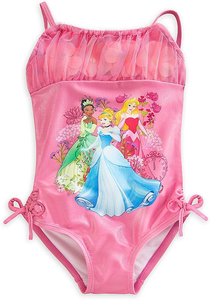 ディズニーストア プリンセス ティアナ シンデレラ オーロラ ウェーブ オブ ビューティー ガールズ 水着 水着 通販 Amazon