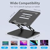Nayka Adjustable Laptop Stand Desk Riser Ventilated 10-15.6in Laptops view 5