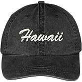 Trendy Apparel Shop Hawaii State Embroidered Low Profile Adjustable Cotton Cap