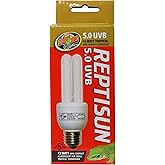 Zoo Med 25156 Reptisun 5.0 Uvb Compact 13W Fluorescent Lamp, Mini