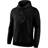 Icon Sports Soccer Blackout Hoodie – Officially Licensed Unisex Adult Long Sleeve Hooded Sweatshirt