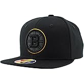 ZHATS NHL Unisex Kids NHL Officially Licensed Youth Adjustable Snapback Hat Flat Bill Z11 Black Element