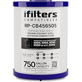 iFilters RP-CB456505 Fits Royal Prestige FrescaPure 4000/4500/5000/6000 | 0.5 Micron Coconut Carbon Block | 750 Gallons | Reduces chloramines, CTO, &amp; Sediment
