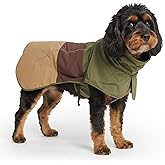 Spark Paws Dog Raincoat - Waterproof Rain Jacket w/Hood, Full Coverage | Waterproof Coat Covers Full Body incl. Belly - Reflective, Covered Harness Holes, Lightweight, Small, Medium &amp; Large Dogs