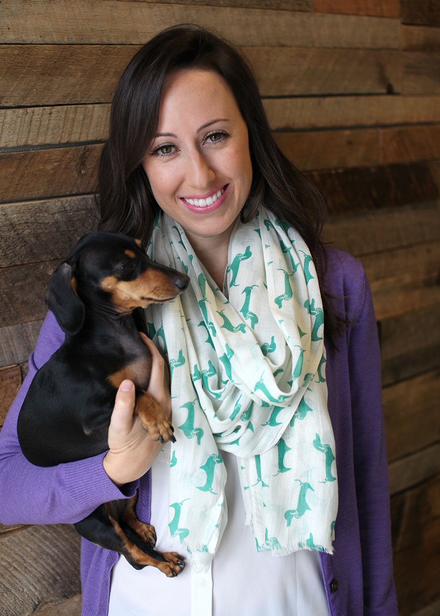 (11 COLORS) Bella Doxie Dachshund Dog Scarf, Women's Animal Print Tassel Shawl (11 COLORS) Bella Doxie Dachshund Dog Scarf, Women's Animal Print Tassel Shawl