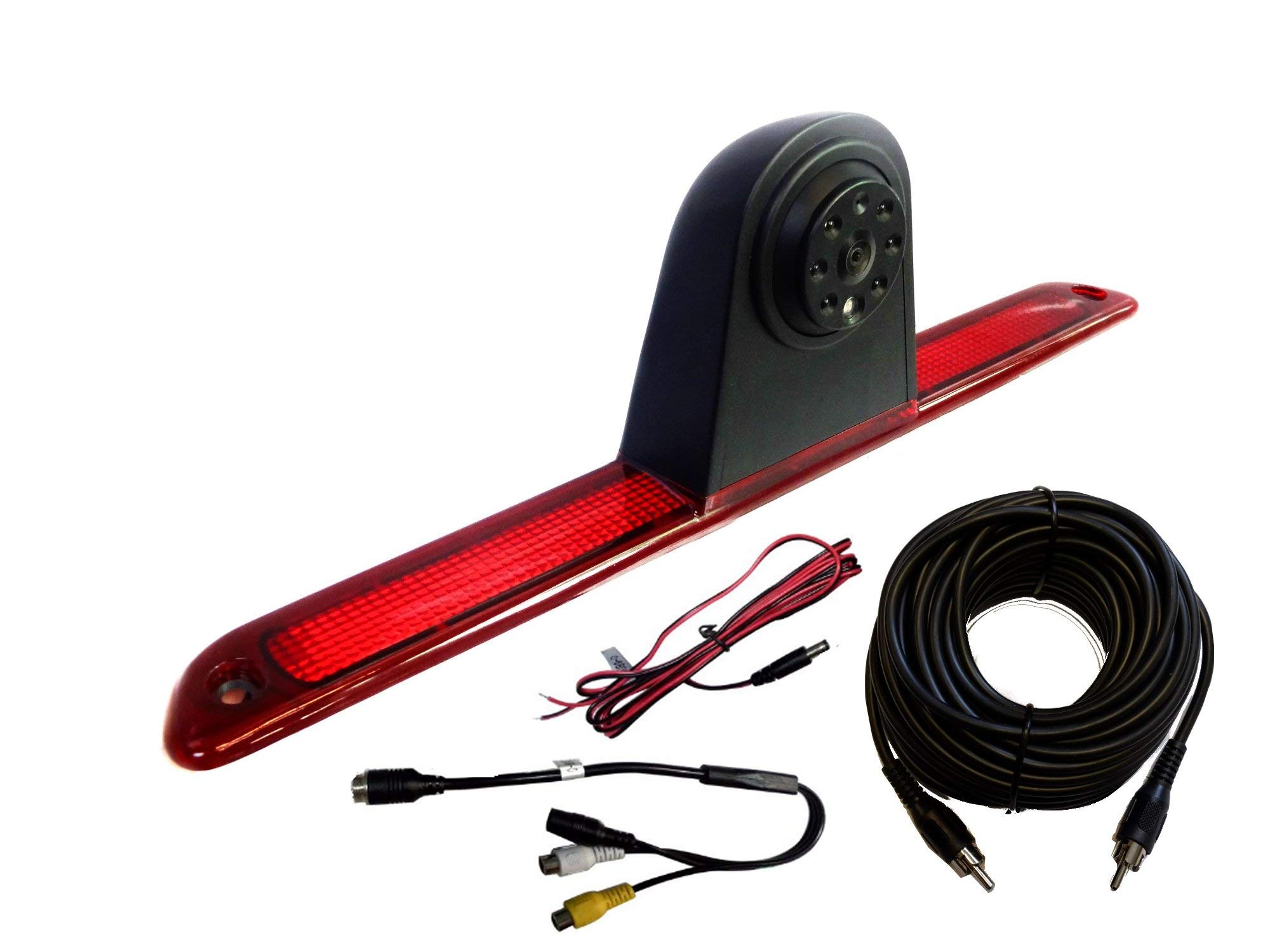 Dolphin Automotive Rear High Level Brake Light Reversing Camera for Mercedes Benz Sprinter 2007 - Onwards & VW Crafter Van 2007-2015 (Camera Only)