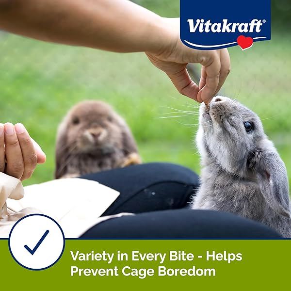 VITAKRAFT MENU PREMIUM RABBIT FOOD – ALFALFA PELLETS BLEND – VITAMIN AND MINERAL FORTIFIED