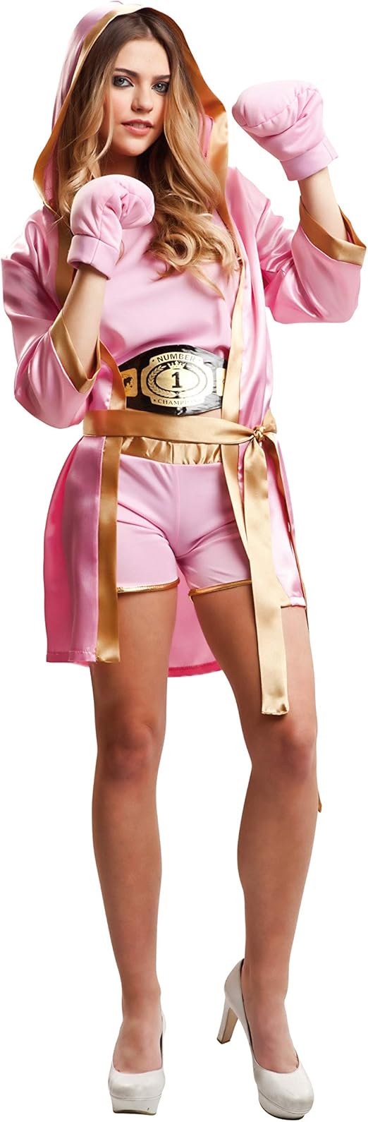 My Other ME203346 Women's Boxer Costume, Pink, ML (Viving Costumes