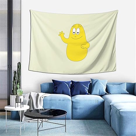 Amazon Co Jp 人気 バーバパパ 3 壁掛け おしゃれ飾り 北欧ins風背景布 タペストリー 壁紙 改造する タペストリー インテリア リビング かっこいい ベッドルーム 枕元 ホーム キッチン