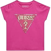 GUESS Girls' Eco Short Sleeve Batwing T-Shirt