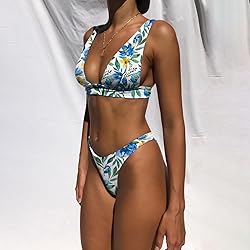 Bathing Suits for Women Deep V Neck Sexy Two Piece