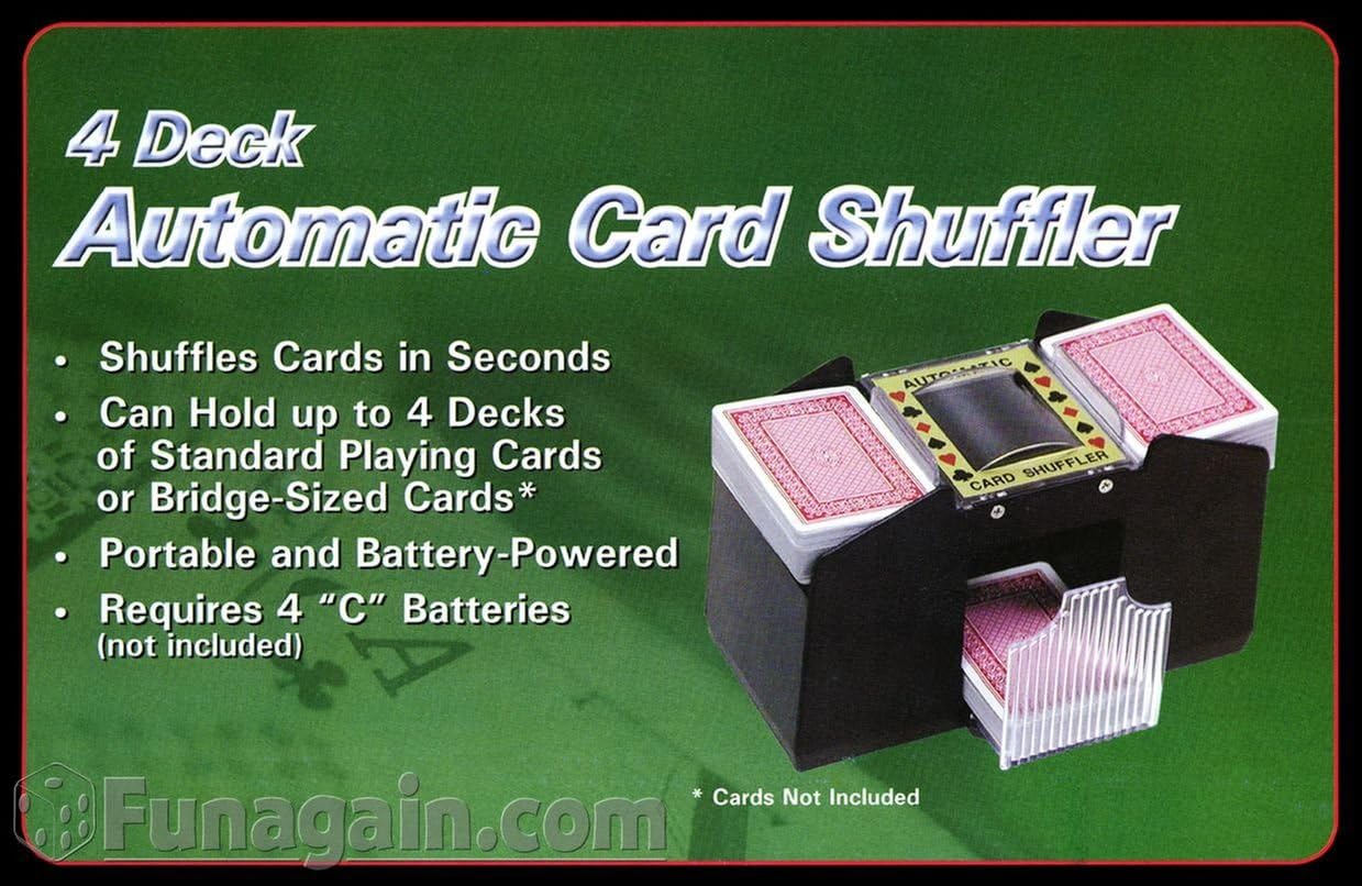 Automatic Card Shuffler: 4-decks