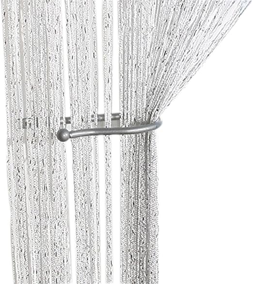 Amazon Com Zidetang Dense Glitter Flat String Door Curtain