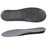 LEAGY Memory Foam Orthopedic Silica Gel Black Shoe