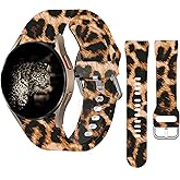 POFMGT 20mm Silicone Sport Bands Compatible for Galaxy Watch 6/Watch 5/Galaxy Watch 4 40mm 44mm/Classic 42mm 46mm/Watch 3 41mm, Active 2 Watch Bands, Replacement Strap for Women Men