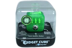 ZURU Fidget Cube by Antsy Labs - Neon Green Glow in The Dark Fidget Cube