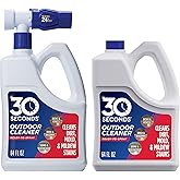 30 SECONDS Outdoor Cleaner 2 Pack with Hose End Sprayer | Mold &amp; Mildew Cleaner