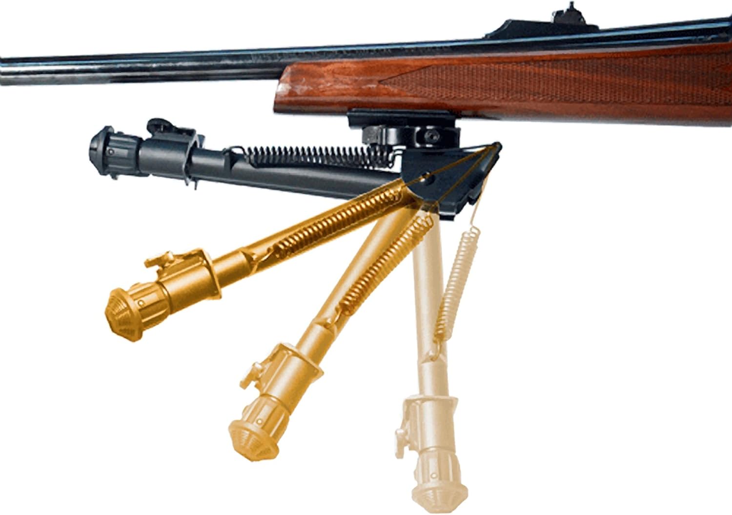 UTG Tactical OP Bipod, QD Lever Mount, Height 8.0-12.4" : Sports & Outdoors