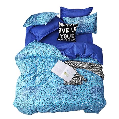 Fansu Bettwäsche Sets, Bedding Bedrucktes Bettbezug-Set 3 Teilig Hohe Qualität Microfaser Bequem Weich und Haltbar Atmungsakt