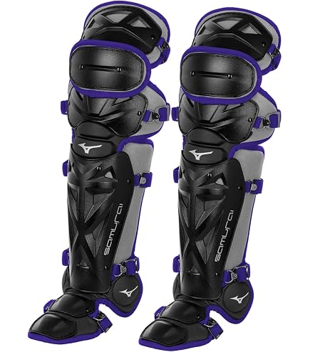 Amazon.com : Mizuno Samurai Adult Baseball Shin Guards 15.5