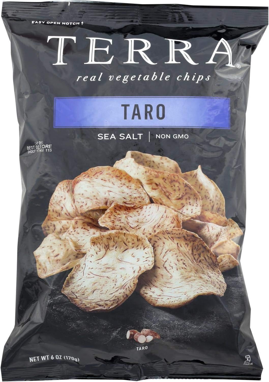 Terra Chips Chips - Exotic Vegetable - Taro - Non GMO - 6 Ounce - case of 12