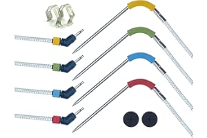 MEATENDER 4 Packs Pro Meat Temperature Probes for Weber iGrill, Connect Smart Grilling Hub and Grill, Accurate ±1°C Washable Thermometor Probes