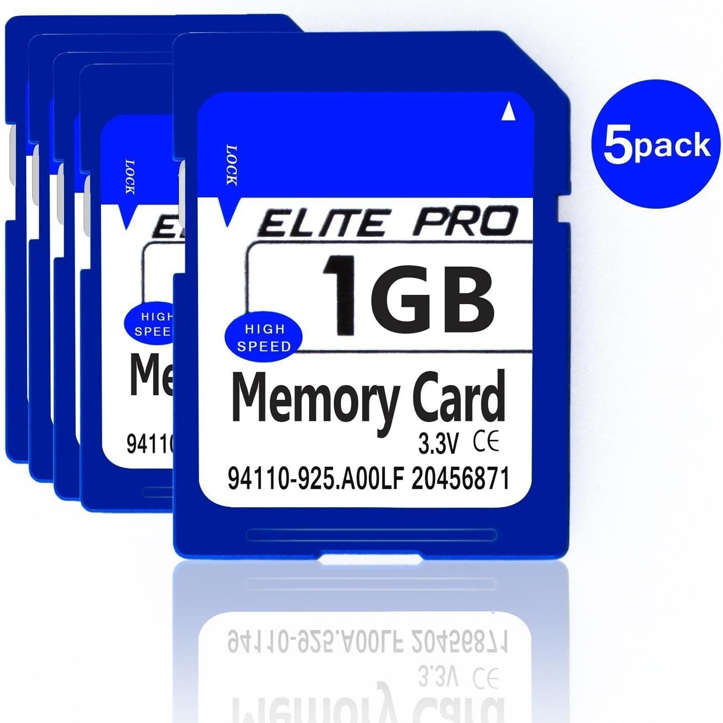 5pcs 1GB SD Cards Security Digital Memory Card with High Speed Compatible with Cameras Camcorders Computers Car Readers and Other SD Card Compatible Devices