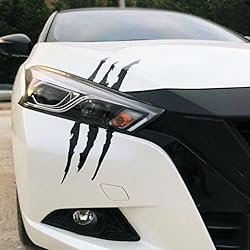 Claw Marks Headlight Decal Available in Twelve