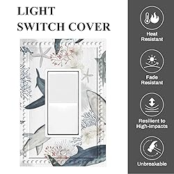 Cuitxrac Dolphin Single Rocker Light Switch Cover