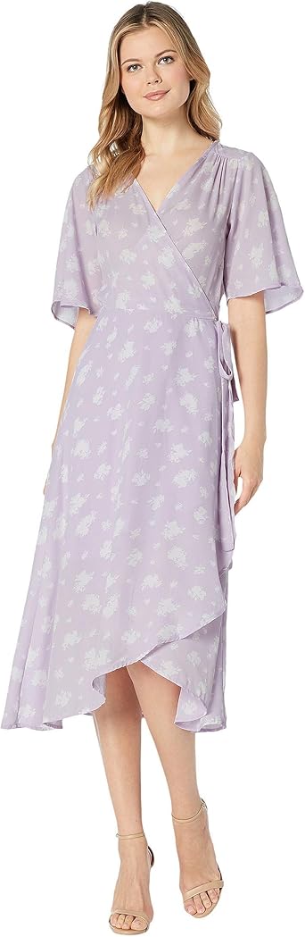 bobeau orna wrap dress