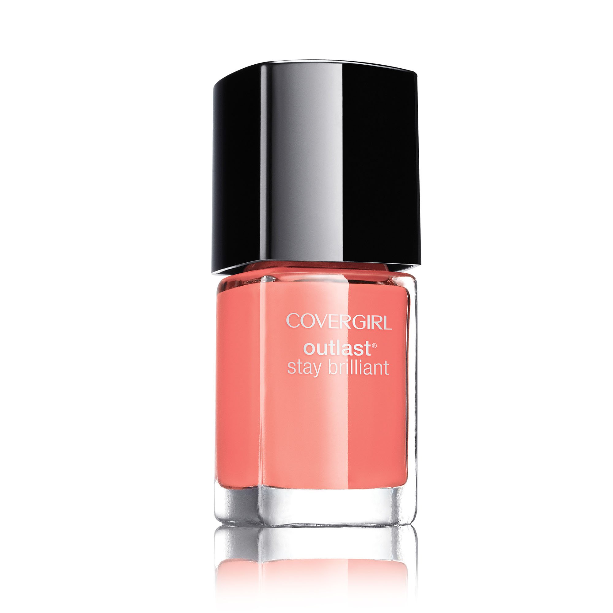 COVERGIRLOutlast Stay Brilliant Nail Gloss Coral Silk 240, .37 oz (packaging may vary)