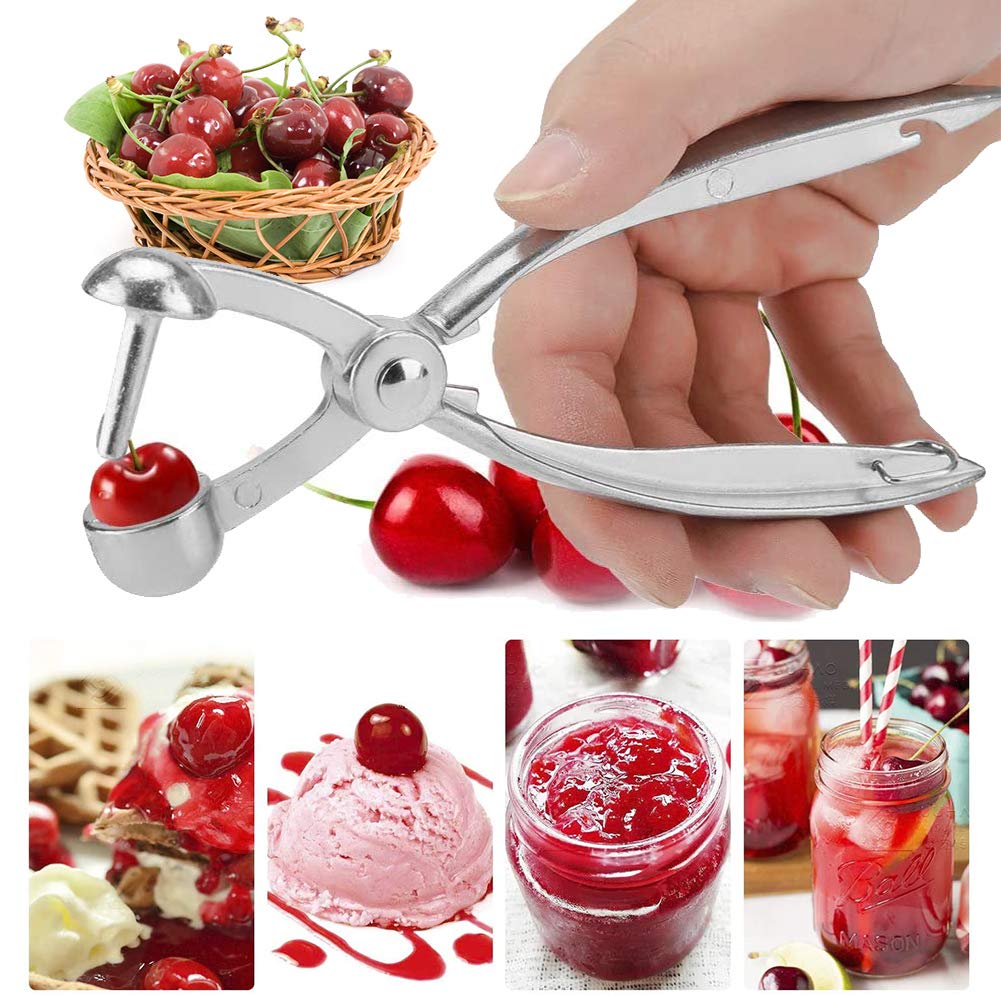 Cherry Pitter,Cherry Stoner,Cherry Stone Remover,Cherry Stoner Pitter,Cherry Pitter Tool,Oliver Pitter,Stainless Steel Multiple Cherrystone Remover Tool for Making Jam,Cooking,Bake and Making Jelly