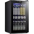 Antarctic Star Beverage Refigerator -100 Can Mini Fridge for Soda Beer or wine,Small Drink Dispenser, For Office or Bar with 