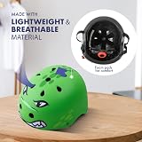 KAYMAN Kids Bike Helmet 3-12 Adjustable Safety Gear Set 7 in 1 view 5