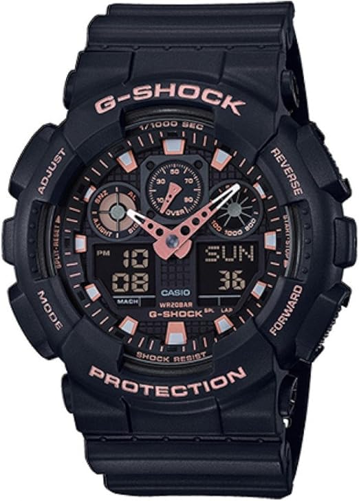 casio g shock gold black