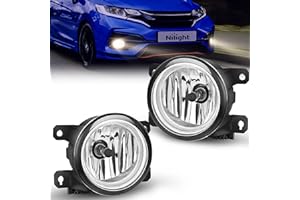 Nilight Fog Lights Assembly Compatible with Honda Civic Sedan Fog Light Assembly 2013 2014 2015 2016 2017 2018 2019 2020 2021