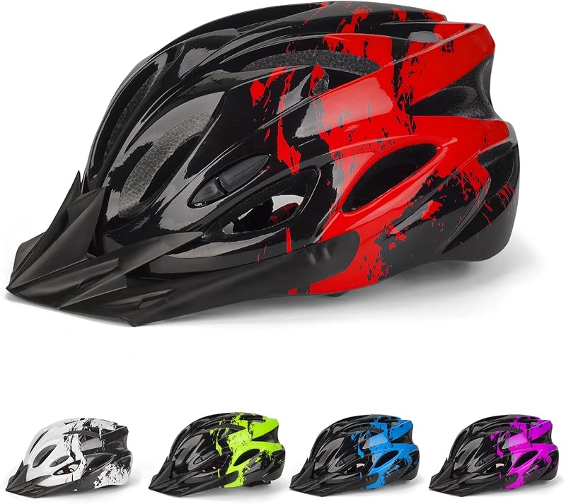 Moplasz Kids Bike Helmet Adjustable 50-59cm Age 3-15 Multi-Sport Safety
