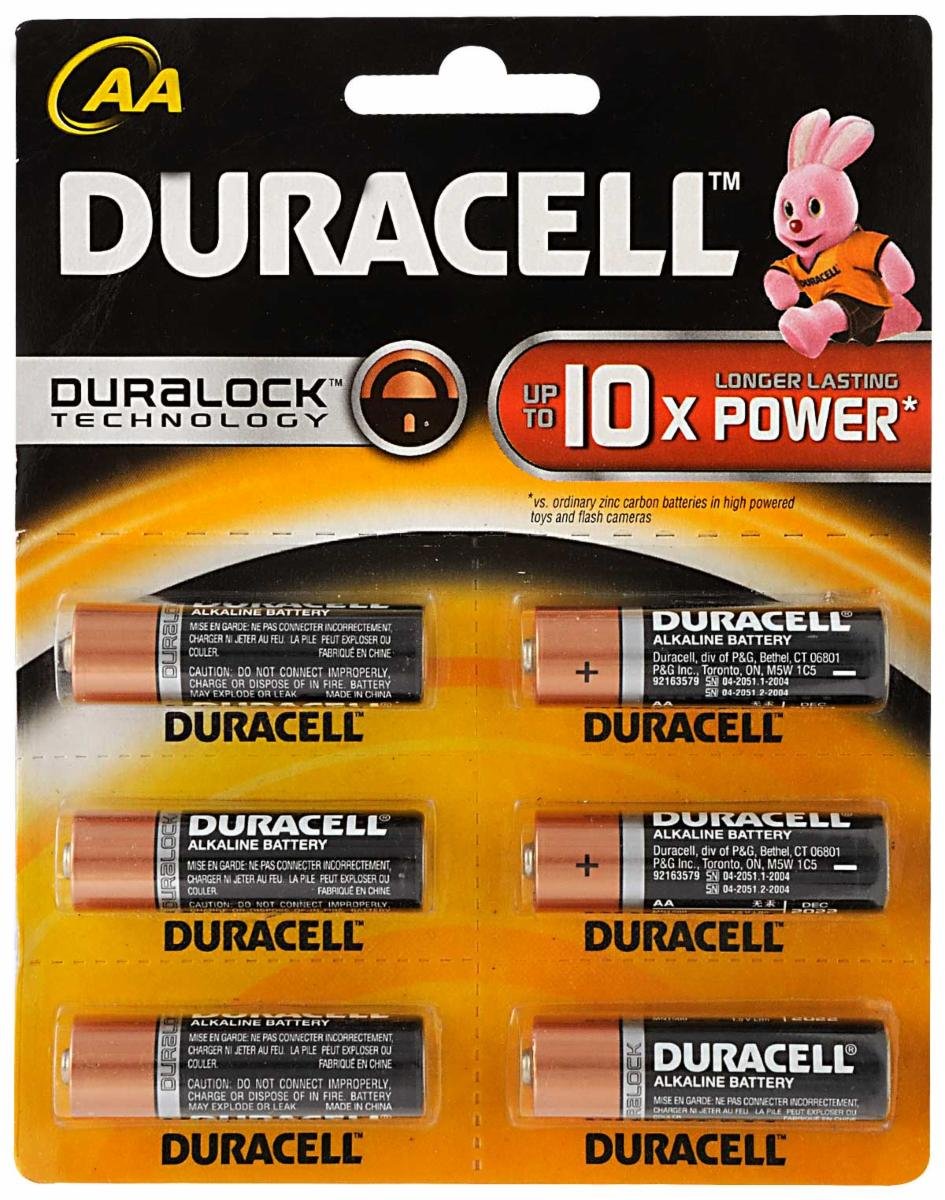 Duracell MN1500LR06 AA Alkaline Battery with Duralock Amazon.in
