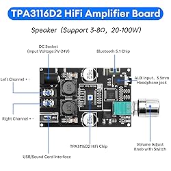 Daakro ZK-1001B Bluetooth Amplifier Board,100W Mono