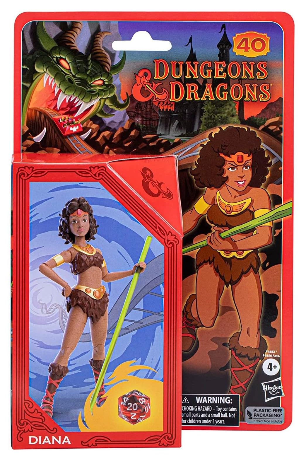 Dungeons & Dragons Cartoon Classics 6-Inch-Scale Diana the Acrobat Action Figure D&D Toys